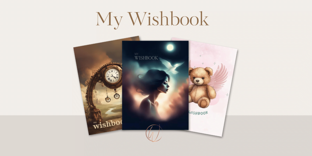 Displayed selection of Wishbooking Notebooks